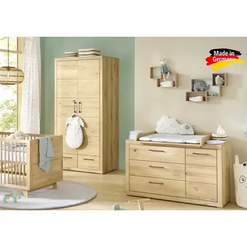 přebalovací pult a komoda Obývací sestava z masivu Berlin - Divoký dub masiv Kod: BERLIN-DP-SET7