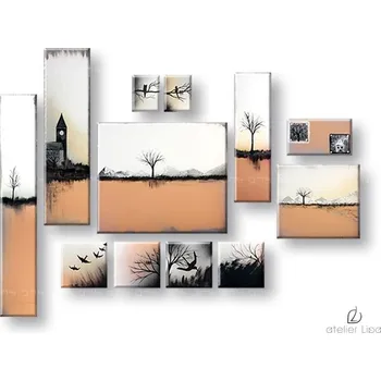 Obraz Autorská reprodukce na plátně KRAJINA XOBAM015E12