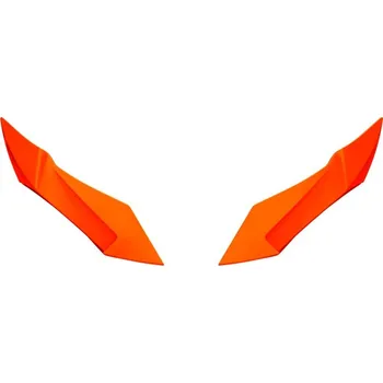 Helma na motorku zadní spoiler pro přilbu AVIATOR 3, AIROH - Itálie (oranžová matná)