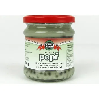 Koření Essa zelený pepř v nálevu - 180g