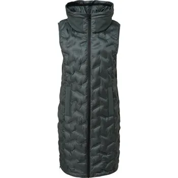 Dámská vesta Dlouhá vesta s&nbsp;prošíváním s.Oliver RL OUTDOOR WAISTCOAT 36 Tmavě zelená