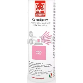 Barva ve spreji Barvivo potravinářské ve spreji, azo-free, růžové 250 ml | MODECOR, 23607