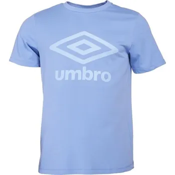 Pánské tričko Pánské triko Umbro LARGE COTTON LOGO TEE M Modrá, Světle modrá