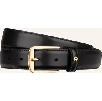 Opasek Aigner Dámský Kožený Opasek Business, černá, 95