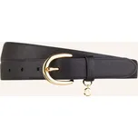 Lauren Ralph Lauren Dámský Kožený Opasek, černá, 90