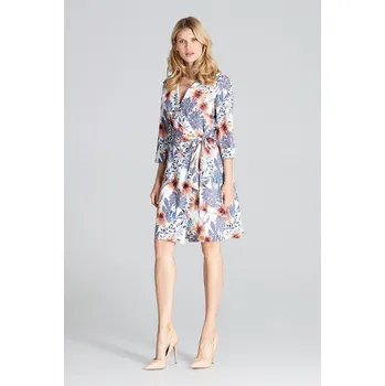 Dámské šaty Figl Dámské mini šaty Yema vzorovaná S