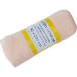 Prostěradlo JERSEY COMFORT, 90 x 200 x 22 cm, oranžové, s gumou, 180g/m2, 100 % bavlna