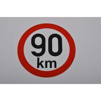 Značení značka 90 km/h samolepka 200 mm reflexní třída I.