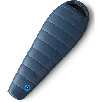 Spacák Syntetický třísezónní rozšířený spacák Husky PLUS -10°C blue