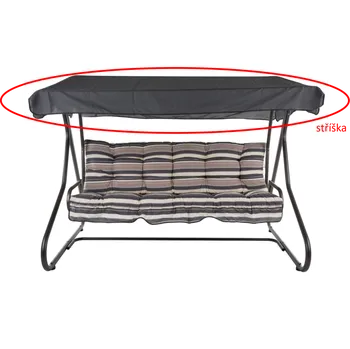 Zahradní nábytek Dajar Stříška k houpačce MILANO