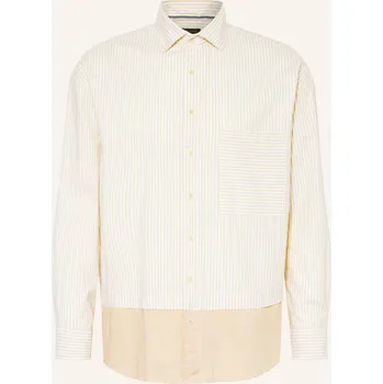 Pánská košile Olymp Pánská Košile Relaxed Fit, béžová / krémová, 44