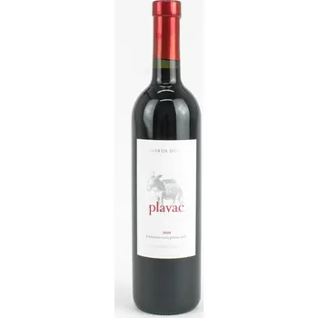 Plavac - víno červené12.5% - 0.75l - vinařství PZ Dingač, poloostrov Pelješac - Potomje
