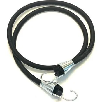 Tažné lano Guma upínací černá 150cm x 12mm