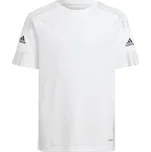 Chlapecký fotbalový dres adidas SQUADRA 21 JERSEY 128 Bílá, Šedá, Černá