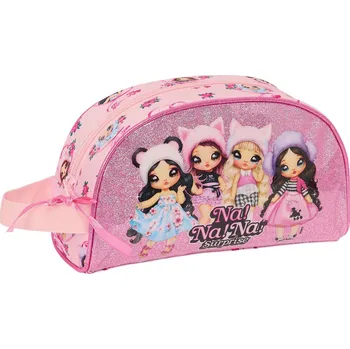 Kosmetická taška Dětská kosmetická taška s poutkem Na!Na!Na! Surprise Fabulous Růžová (26 x 16 x 9 cm)