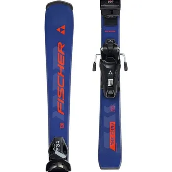 Sjezdové lyžování Dětské sjezdové lyže Fischer THE CURV JR JRS + FJ4/7 CA JRS GW 120 Tmavě modrá, Červená