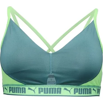 Podprsenka Dámská podprsenka Puma STRONG STRAPPY XS Světle modrá, Světle zelená