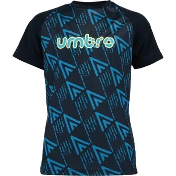 Dětská móda Chlapecké sportovní triko Umbro CYPHER GRAPHIC - JNR L Černá, Modrá, Světle modrá