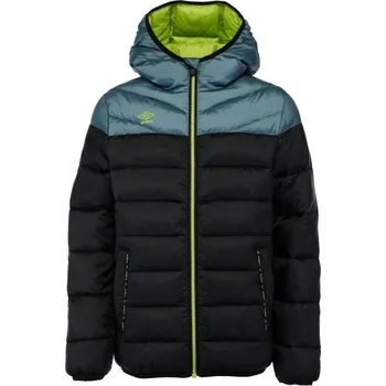 Chlapecké oblečení Dětská lehká prošívaná bunda Umbro NATS 128/134 Černá, Světle modrá, Světle zelená