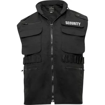 Pánská vesta ROTHCO Vesta SECURITY RANGER ČERNÁ S ČERNÁ - BLACK