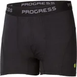 Pánské boxerky PROGRESS E SKN BAMBUS XL Černá, Šedá