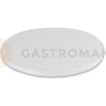 Podložka kartonová pod dorty a zákusky, kulatá, bílá, 30x1,2 cm | MODECOR, 30618G