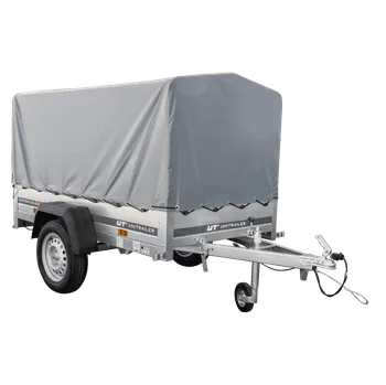 Přívěs Garden Trailer 200 KIPP s rámem H-800 a šedou plachtou