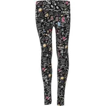 Dívčí legíny Dívčí legíny Lewro YEDDA 116/122 Černá, Mix