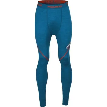 Pánské termoprádlo Pánské funkční merino spodky PROGRESS MERINO LT 2XL Modrá, Oranžová, Bílá