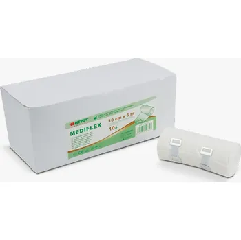 Obinadlo elastické krátkotažné Mediflex 8cm x 5m, 10ks/bal