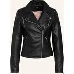 Only Dámská Bunda Křivák V Koženém Vzhledu, černá, 36