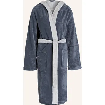 Dámská móda Vossen Unisex Flanelový Župan Poppy, šedá