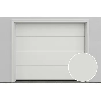 DoorHan Sekční garážová vrata | Hladká bílá RAL 9010, bez drážky Šířka stavebního otvoru (mm): 2750, Výška stavebního otvoru (mm): 2150