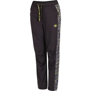 Dětská móda Dětské zateplené kalhoty Umbro ADLAI 164/170 Černá, Světle zelená