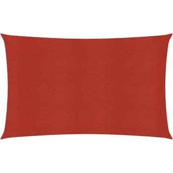 Stínicí plachta vidaXL Stínící plachta 160 g/m2 červená 3 x 6 m HDPE