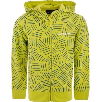 Chlapecké oblečení Dětská mikina ALPINE PRO VELQO 104/110 Světle zelená, Modrá