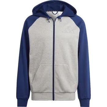 Pánská mikina Pánská mikina adidas GAME AND GO S Šedá, Tmavě modrá