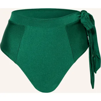 Dámské plavky Janthee Dámské High Waist Bikinové Kalhotky, zelená, 34