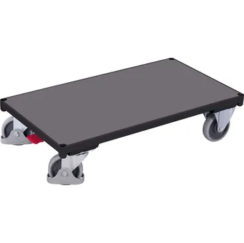 Stavební technika Variofit Přepravní plošina, Variofit, ložná plocha 106 x 70 cm, do 500 kg, modrá/antracit Barva: antracit RAL7016