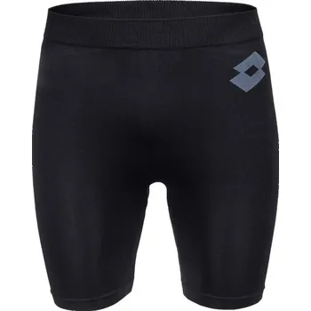 Pánské legíny Pánské spodní legíny Lotto ELITE SHORTS S/M Černá, Šedá
