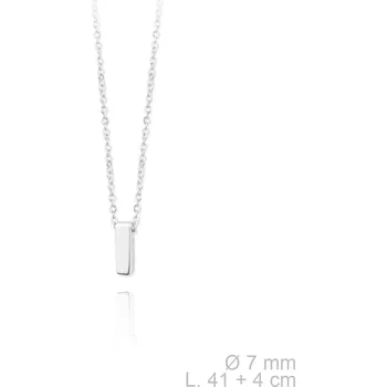 Náhrdelník Stříbrný náhrdelník s písmenem "I" Ag 925/1000