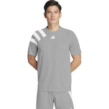 Fotbalový dres Adidas Fortore 23 šedivo bílý Velikost: XL
