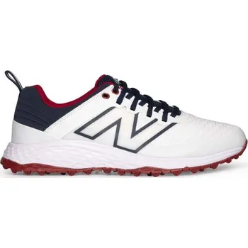 Pánské tenisky Pánská golfová obuv New Balance FRESH FOAM CONTEND 9.5 Bílá, Tmavě modrá, Červená