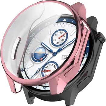 Příslušenství k chytrým hodinkám VSECHNONAMOBIL 78894 TPU FULL COVER Kryt pro OnePlus Watch 2 růžový