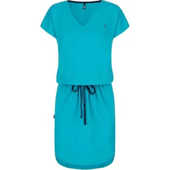 Dámské oblečení Dámské šaty LOAP BLAKAVA S Tyrkysová, Černá