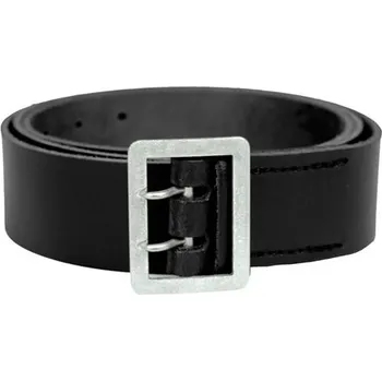 Módní doplněk MIL-TEC Opasek kožený WH POLICIE vrchní ČERNÝ nový ČERNÁ - BLACK 100