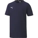 Chlapecké triko Puma TEAMGOAL 23 CASUALS TEE 128 Tmavě modrá, Bílá