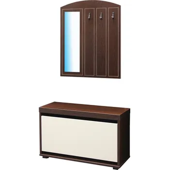 Předsíňová stěna Předsíňová sestava D201 wenge/vanilka