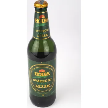 Pivo Holba sváteční ležák 12,5°- pivovar Holba 0,5l sklo