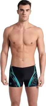 Pánská móda Pánské nohavičkové plavky Arena SWIM 42 Černá, Tyrkysová